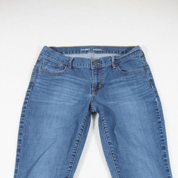 Old Navy Jeans Womens 8 - 30x30 Skinny Original Mid-Rise Medium Blue Wash - Picture 3 of 9